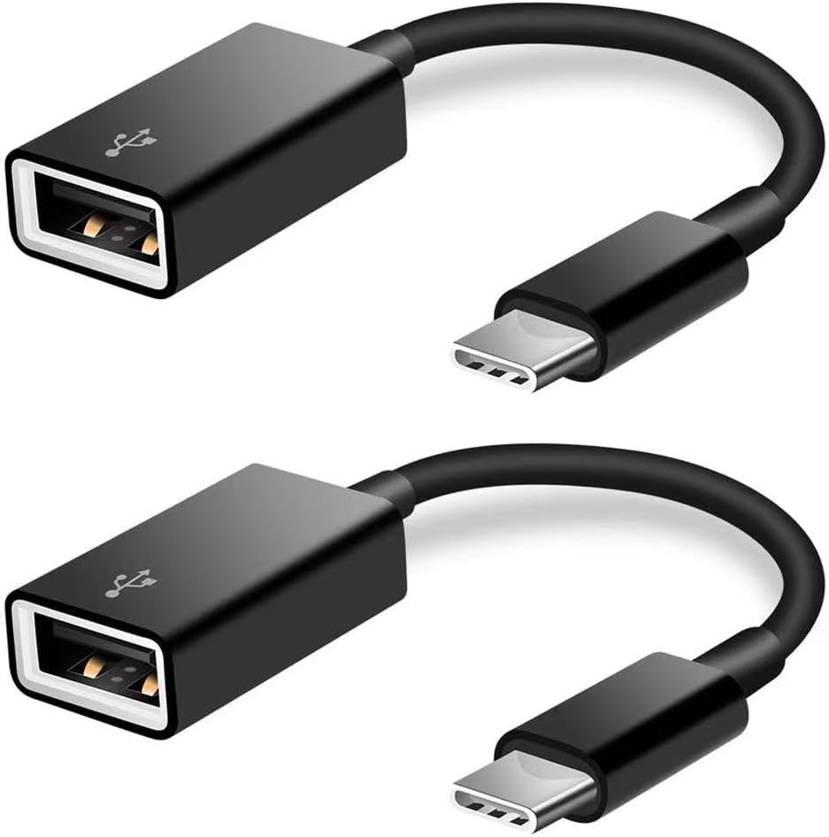USB Type-C to USB 3.0 OTG Adapter Cable – Portable USB-C Male to USB-A Female Converter for Flash Drive, Mouse, Keyboard, Data Sync – Compatible with Phones, Tablets, and Laptops