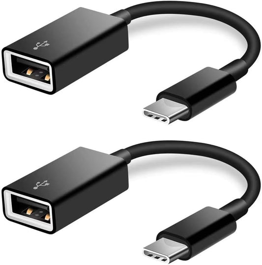 USB Type-C to USB 3.0 OTG Adapter Cable – Portable USB-C Male to USB-A Female Converter for Flash Drive, Mouse, Keyboard, Data Sync – Compatible with Phones, Tablets, and Laptops