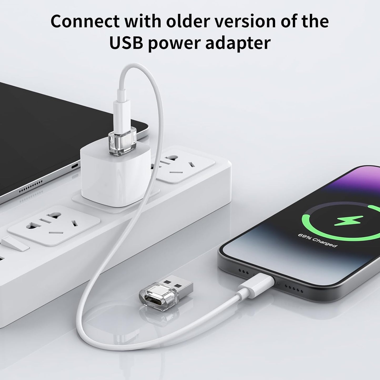 5-Pack Mini USB to Type-C Adapter | Ultra Compact Converter | Stable Data Transfer & Charging | Universal Compatibility