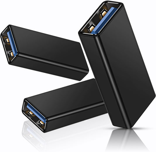 USB 3.0 Adapter – Aluminum Alloy Housing, Mini USB A Female to USB C Male Converter, High-Speed Portable Adapter for Laptop, Tablet & Smartphone (1.25 × 0.55 × 0.25 in)