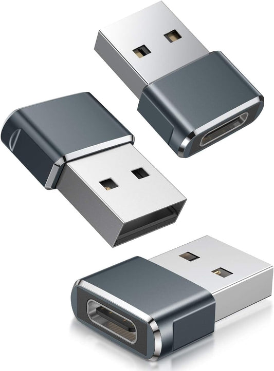 USB Wireless Adapter 3-Pack – Mini Size 0.85" USB Dongle for PC/Laptop/Desktop, High-Speed Plug-and-Play Receiver (0.85 × 0.60 × 0.28 inches)