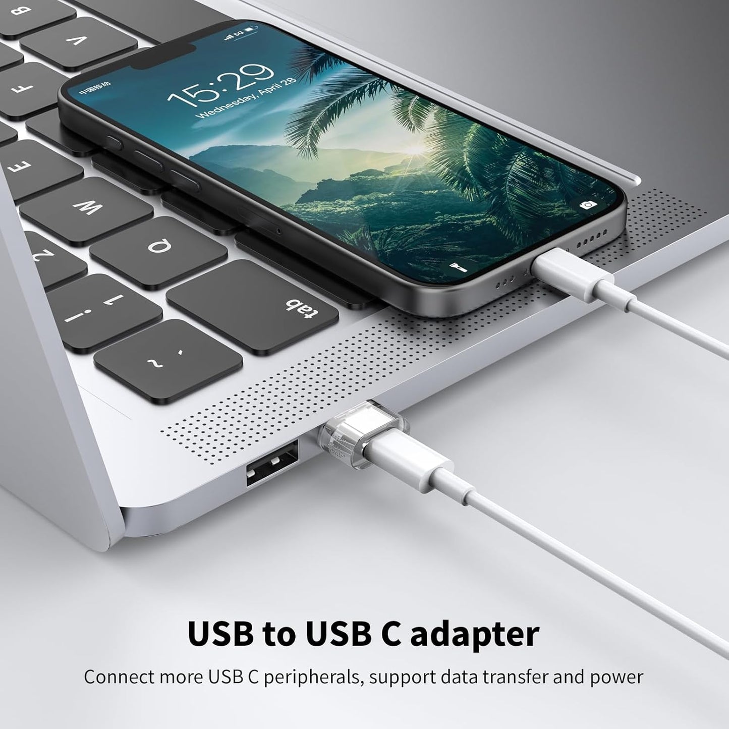 5-Pack Mini USB to Type-C Adapter | Ultra Compact Converter | Stable Data Transfer & Charging | Universal Compatibility
